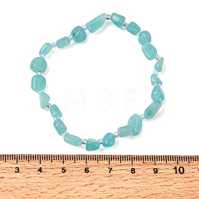 Natural Amazonite Beads Bracelets GG-CBA05D5-02A-07A-1