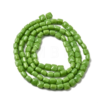Opaque Glass Beads Strands GLAA-L050-C15-1