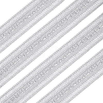 5 Yards Filigree Polyester Ribbon DIY-BC0010-03A-1