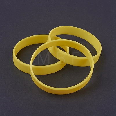 Silicone Wristbands Bracelets BJEW-J176-A-19-1