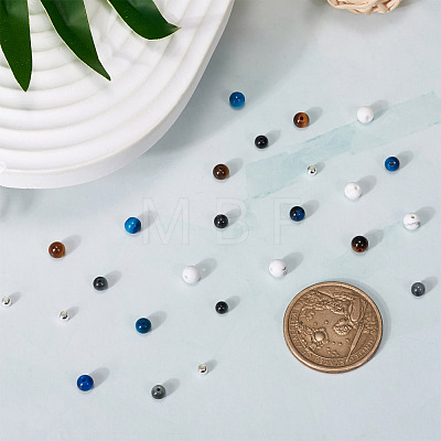 DIY Stone Beads Bracelet Making Kit DIY-CF0001-12-1