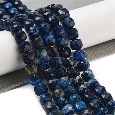 Natural Tiger Eye Dyed Beads Strands G-H028-A01-04-1