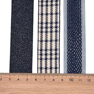 9 Yards 3 Styles Polyester Ribbon SRIB-A014-F02-1