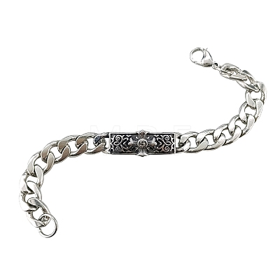 Stainless Steel Chain Bracelet PW-WG42FB0-01-1