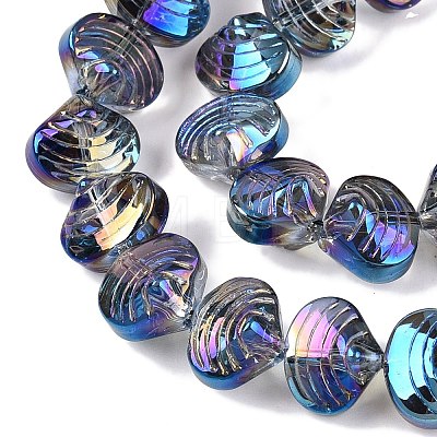 Electroplate Glass Beads Strands EGLA-T021-11H-1