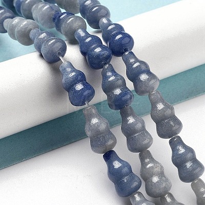 Natural Blue Aventurine Beads Strands G-P528-G03-01-1