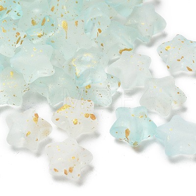Gradient Color Transparent Acrylic Beads X1-OACR-M023-04I-1