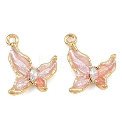 Alloy Enamel & Crystal Rhinestone Pendants RB-CBA415D-41G-1