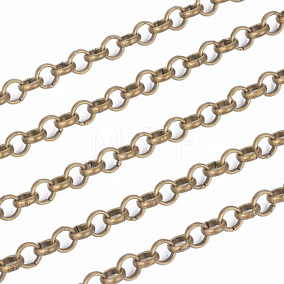 Iron Rolo Chains CHT038Y-AB-1
