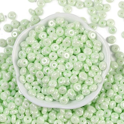 Opaque Colours Luster Glass Seed Beads SEED-P008-01C-02-1