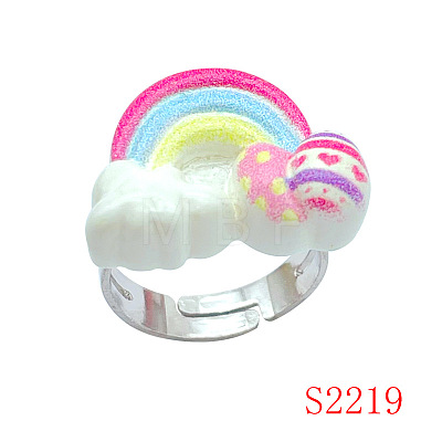 Easter Resin with Iron Finger Rings for Girl FS-WG45AD0-12-1