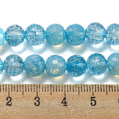 Baking Painted Glass Bead Strands GLAA-G116-02D-1