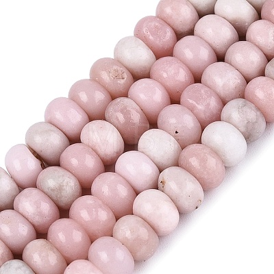 Natural Pink Opal Beads Strands G-L647-D13-4x6mm-01-1