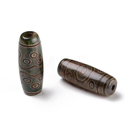 Tibetan Style dZi Beads X-TDZI-E004-23-1