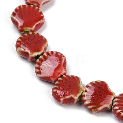 Handmade Porcelain Beads Strands LS-PORC-Q002-01A-03-1