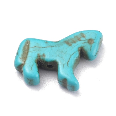 Synthetic Turquoise Gemstone Pendants X-G-B015-02-1