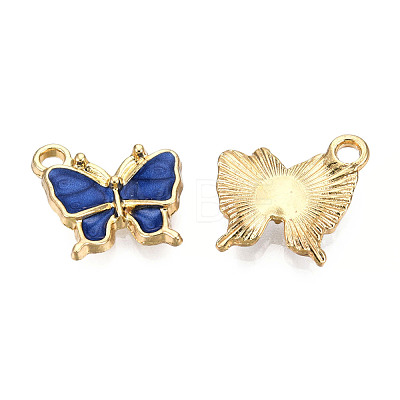 Light Gold Plated Alloy Charms ENAM-T009-03B-1