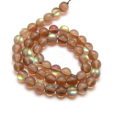 Synthetic Moonstone Beads Strands G-F142-8mm-04-1
