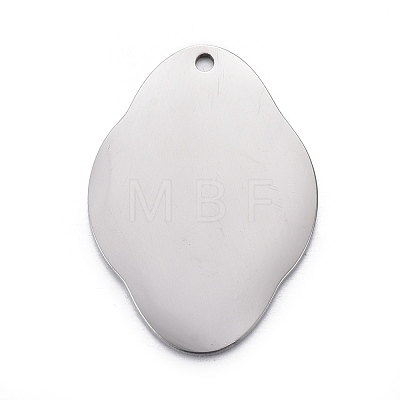 304 Stainless Steel Pendants STAS-F254-27A-P-1