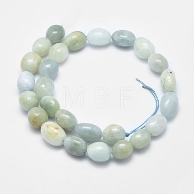 Natural Aquamarine Beads Strands G-F547-12-B-1