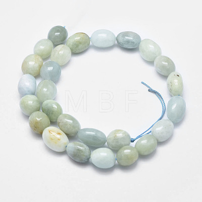 Natural Aquamarine Beads Strands G-F547-12-B-1