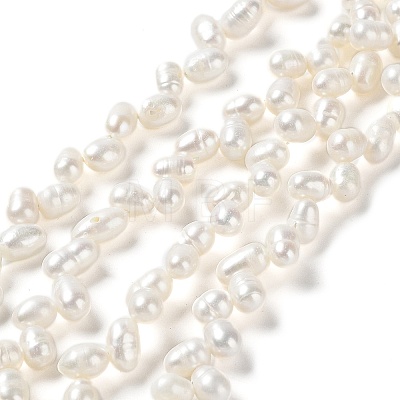 Natural Cultured Freshwater Pearl Beads Strands PEAR-J007-41-1