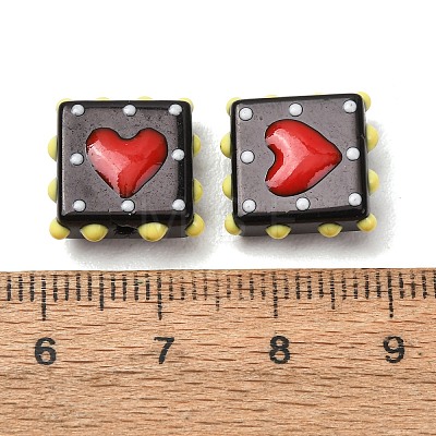 Glass Enamel Beads GL-CBA33A9-03F-1