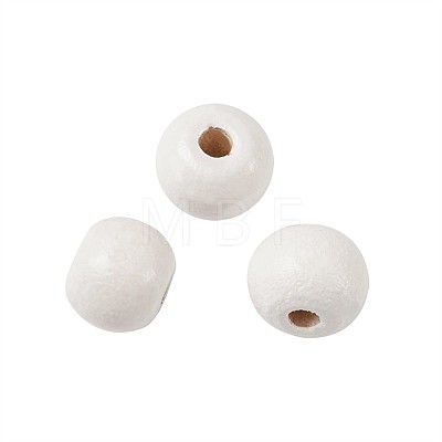 Dyed Natural Wood Beads WOOD-TA0001-17-1