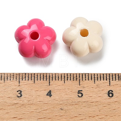 Baking Paint Opaque Acrylic Beads SACR-P035-05-1