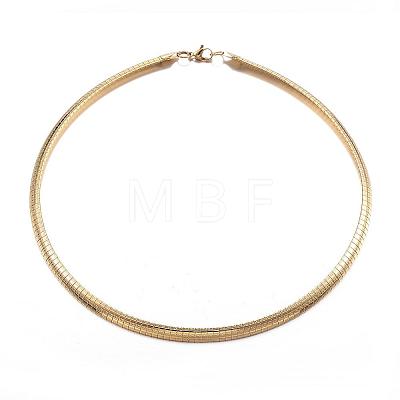 304 Stainless Steel Necklaces NJEW-E080-05G-1