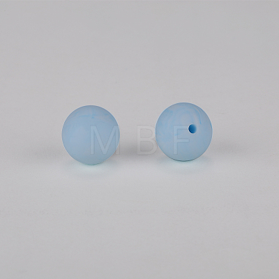 Round Silicone Focal Beads SI-JX0046A-62-1