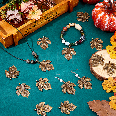 40Pcs Tibetan Style Alloy Pendants FIND-FH0010-42-1