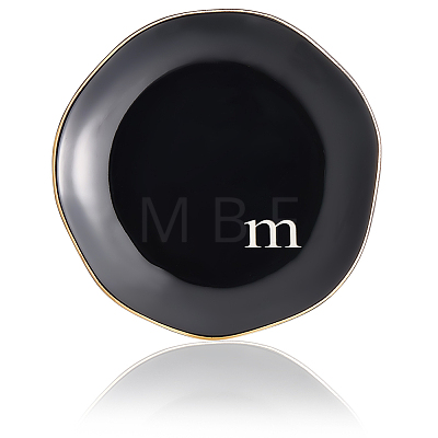Round Ceramic Jewelry Dish AJEW-WH20067-015B-1