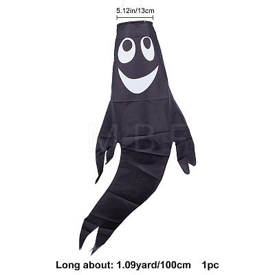 Polyester Windsock for Halloween AJEW-WH0126-33A-1