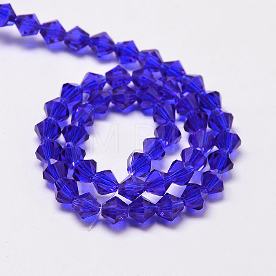 Transparent Glass Beads Strands EGLA-A039-T6mm-D06-1