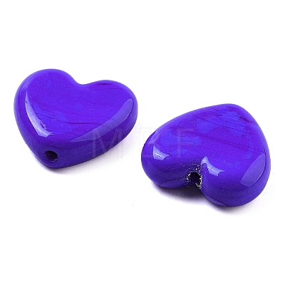 Heart Handmade Lampwork Beads LAMP-U003-01N-1