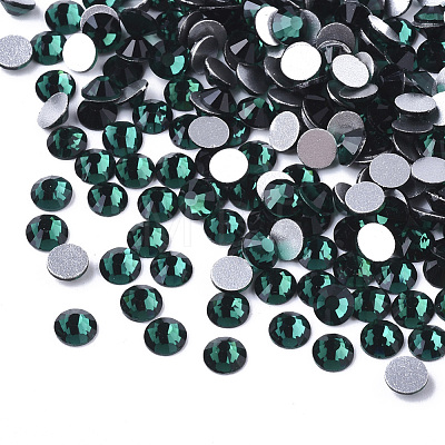 Glass Flat Back Rhinestone Cabochons RGLA-S002-20SS-10-1