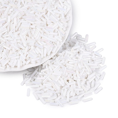 FGB Grade A Glass Round Bugle Beads SEED-Q040-05A-1