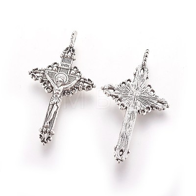 Tibetan Style Alloy Pendants LS-PALLOY-J050-01AS-RS-1