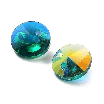 Electroplate Transparent Glass Beads EGLA-Z002-AB02-1