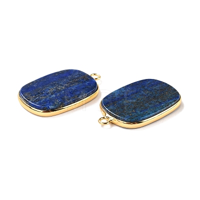 Natural Lapis Lazuli Pendants G-P460-04C-1