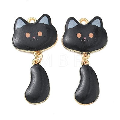 Printed Alloy Pendants ENAM-K076-45G-06-1