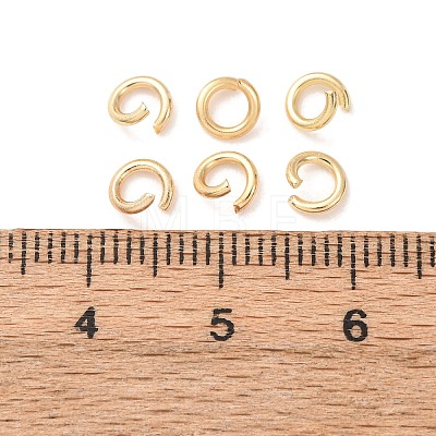 Brass Open Jump Rings KK-G604-08G-21-1