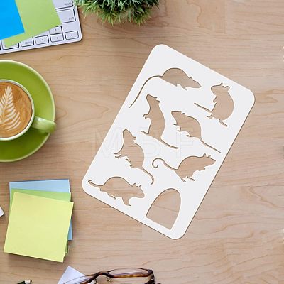 Large Plastic Reusable Drawing Painting Stencils Templates DIY-WH0202-185-1