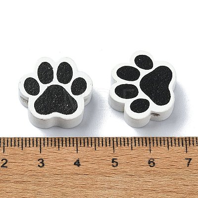 Pet Theme Wood Beads WOOD-D027-04B-1