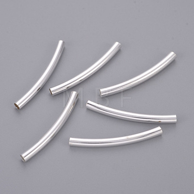 Brass Tube Beads X-KK-H659-S-1