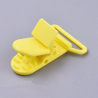 Eco-Friendly PC Plastic Baby Pacifier Clips AJEW-K010-01-1