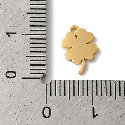 PVD Vacuum Plating 304 Stainless Steel Charms X-STAS-L081-022G-1
