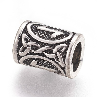 Tibetan Style Alloy Beads PALLOY-TAC0020-01L-1