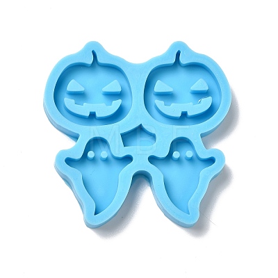 Pumpkin Jack-O'-Lantern & Ghost DIY Pendant Silicone Molds SIMO-H004-13-1